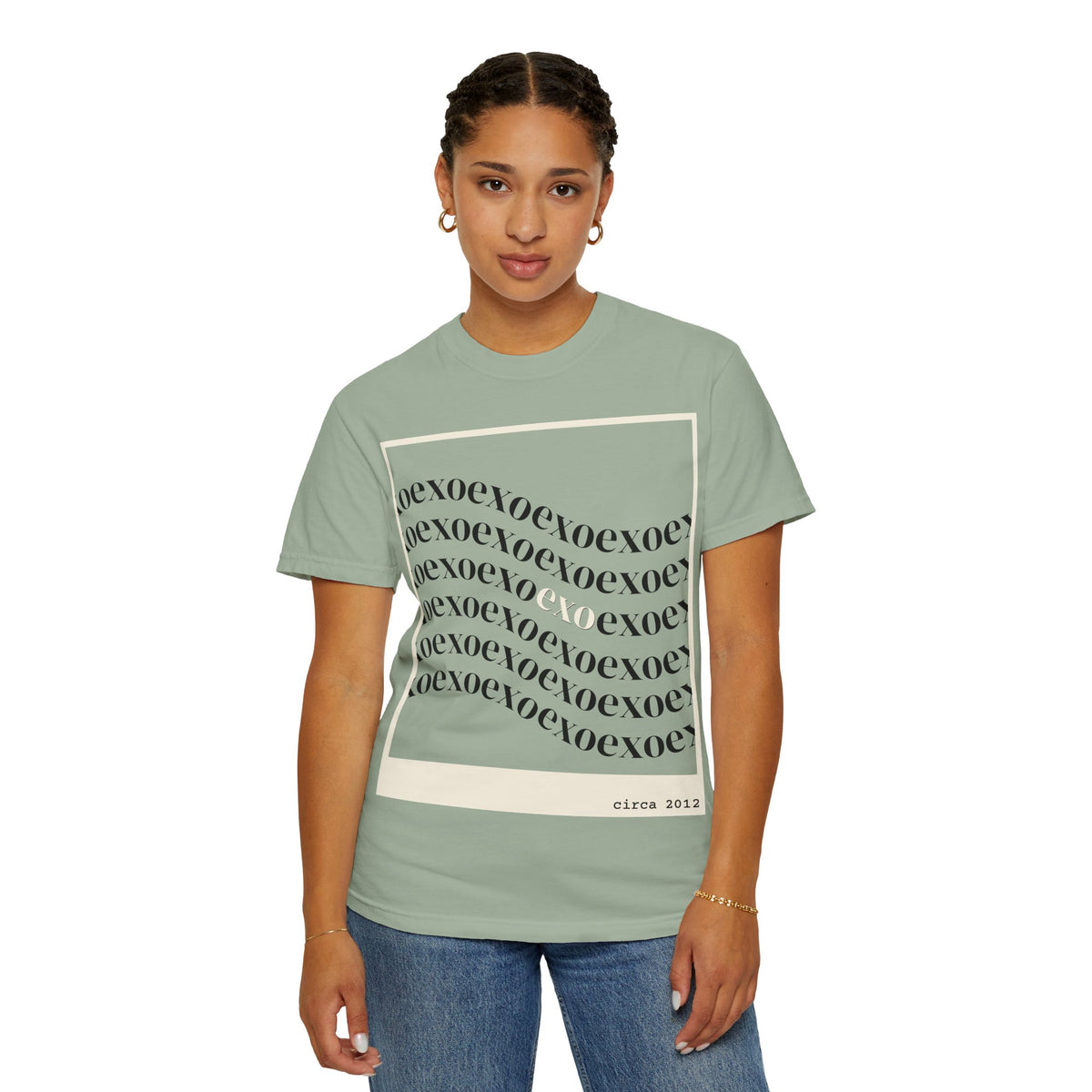 EXO Graphic Tee with Silhouette Back