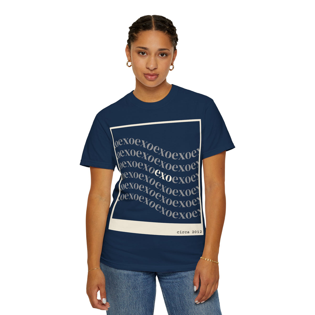 EXO Graphic Tee with Silhouette Back