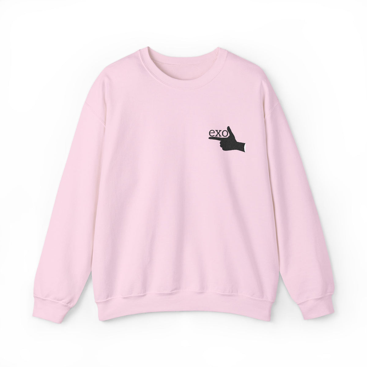 EXO-L Hand Sweatshirt Black Hand | Embroidered
