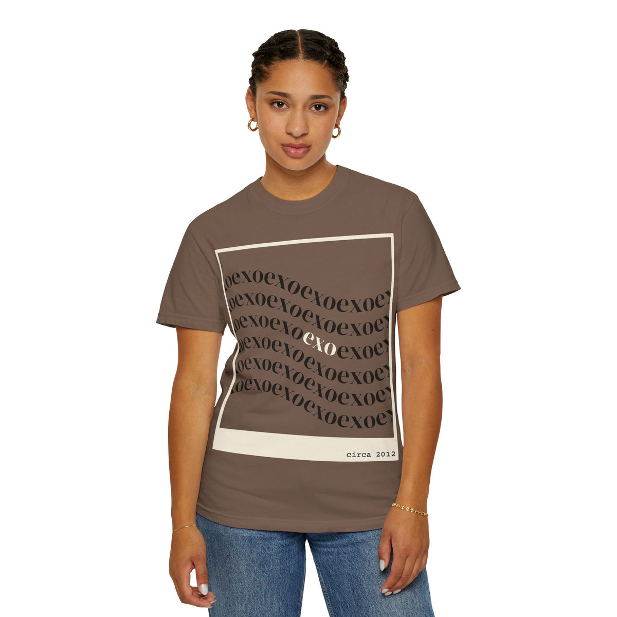 EXO Graphic Tee with Silhouette Back