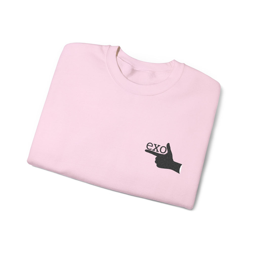 EXO-L Hand Sweatshirt Black Hand | Embroidered