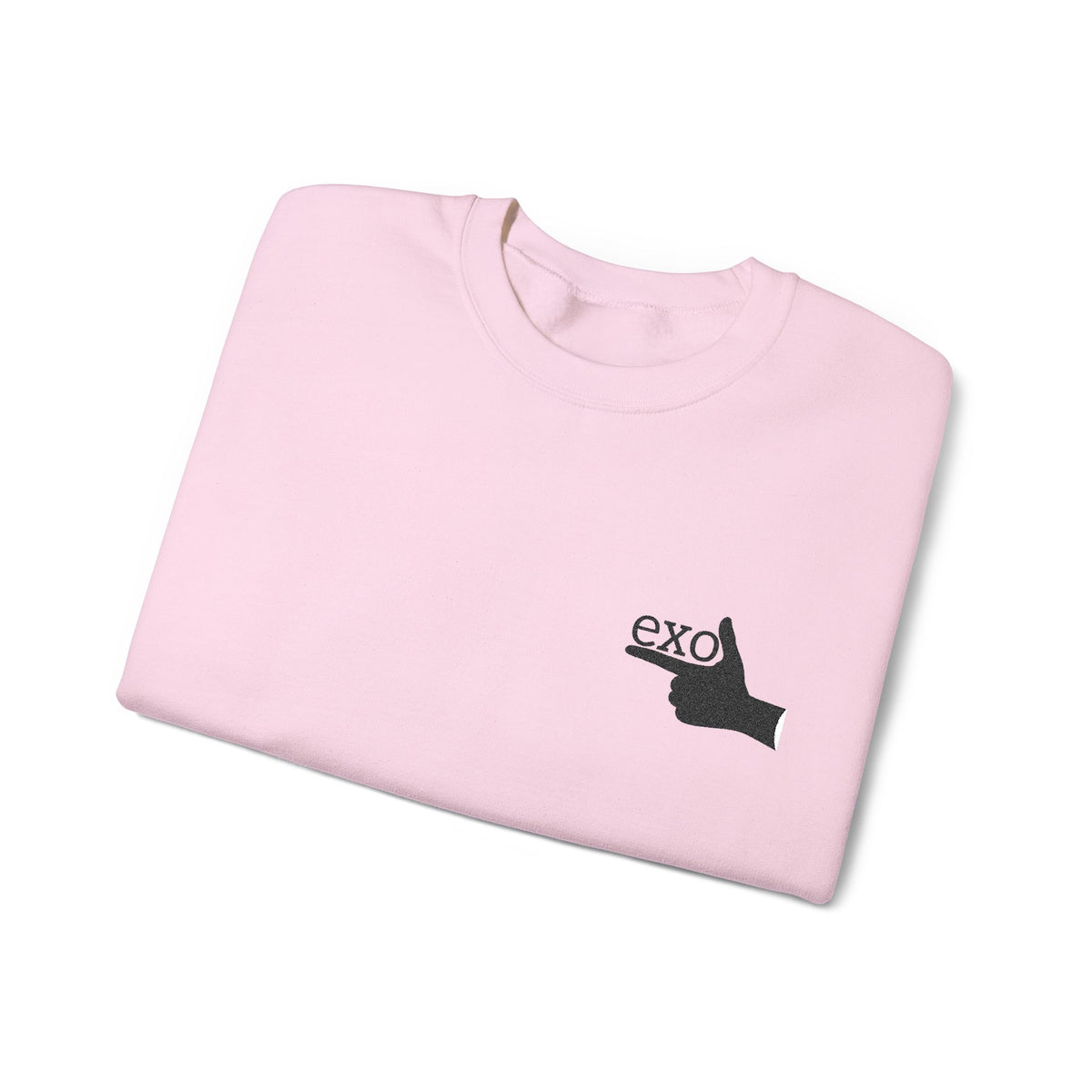 EXO-L Hand Sweatshirt Black Hand | Embroidered
