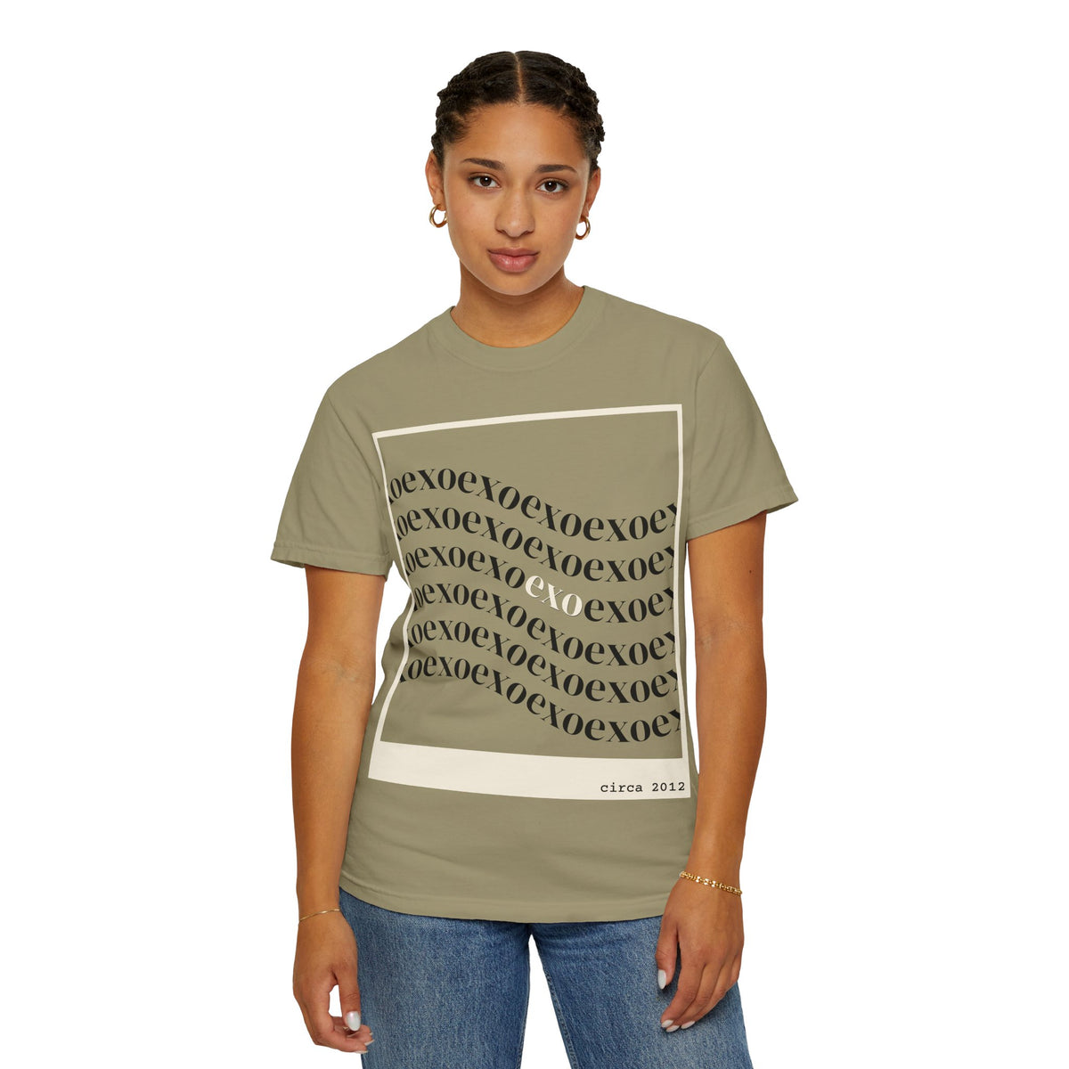 EXO Graphic Tee with Silhouette Back