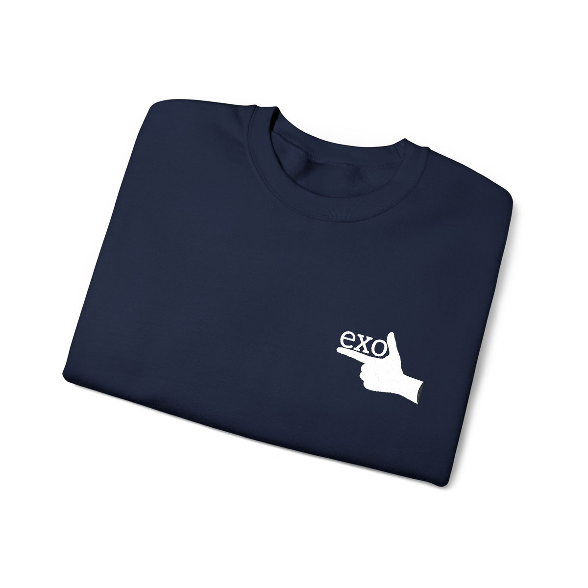 EXO-L Hand Sweatshirt White Hand | Embroidered