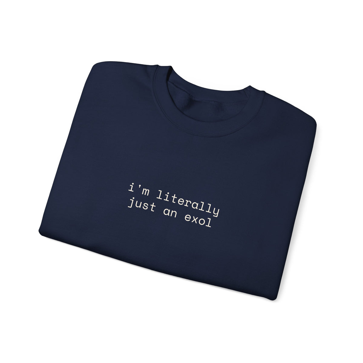 Just an EXOL Crewneck Sweatshirt