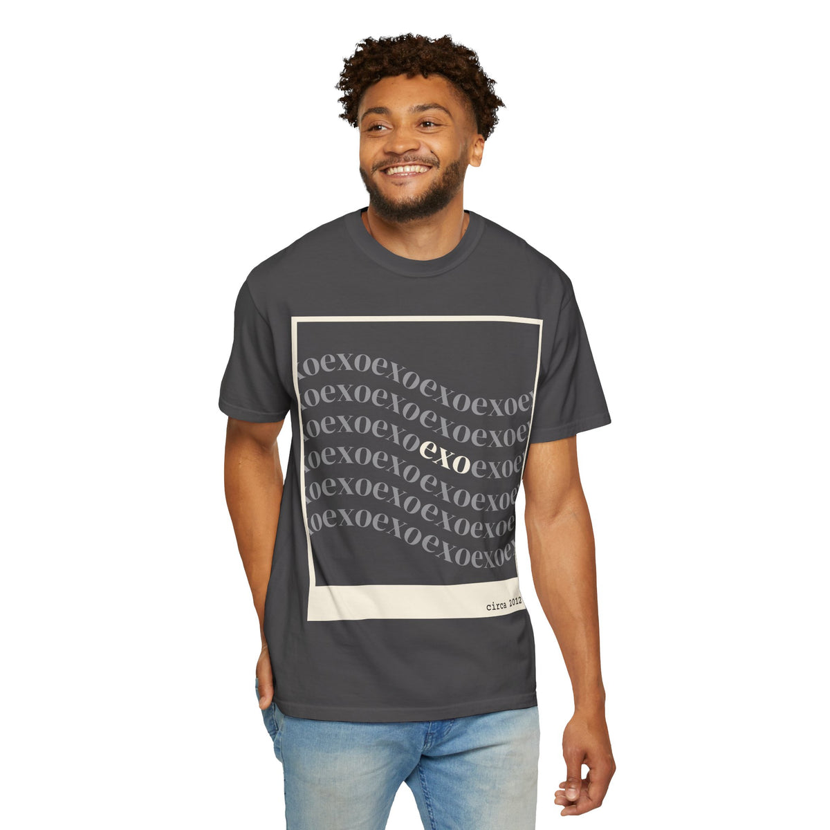 EXO Graphic Tee with Silhouette Back