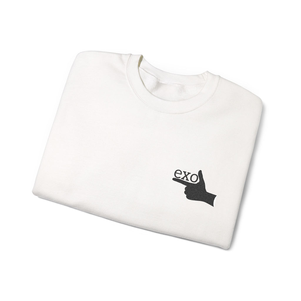 EXO-L Hand Sweatshirt Black Hand | Embroidered