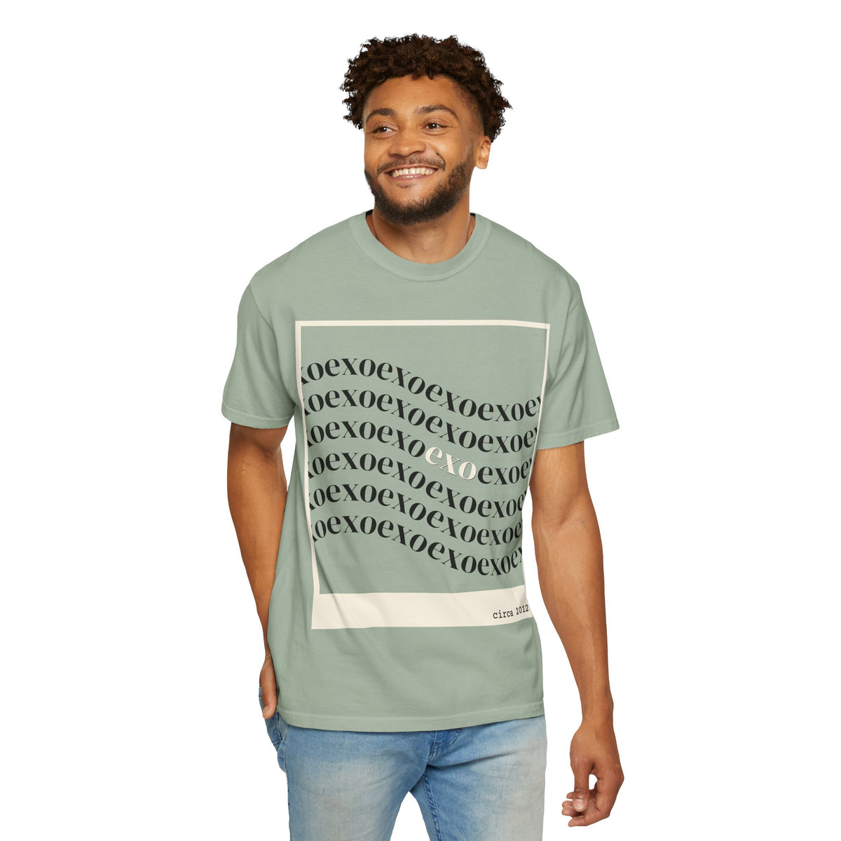 EXO Graphic Tee with Silhouette Back