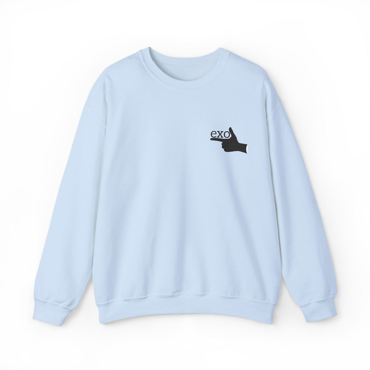 EXO-L Hand Sweatshirt Black Hand | Embroidered