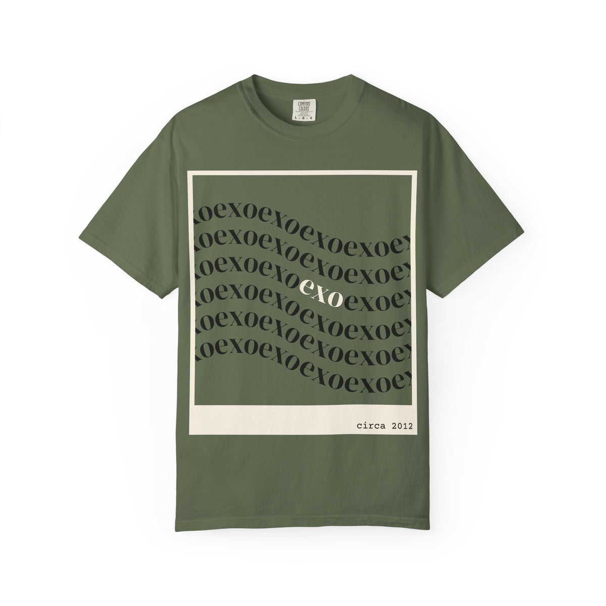 EXO Graphic Tee with Silhouette Back