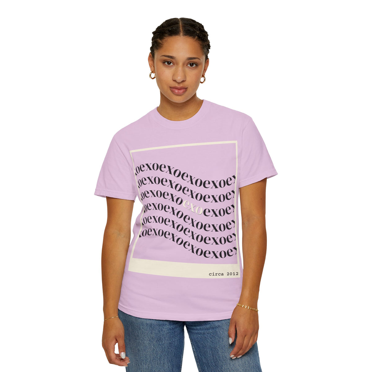 EXO Graphic Tee with Silhouette Back