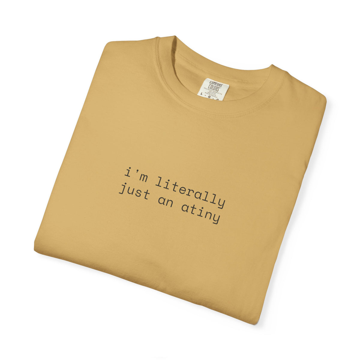 Just an ATINY T-shirt