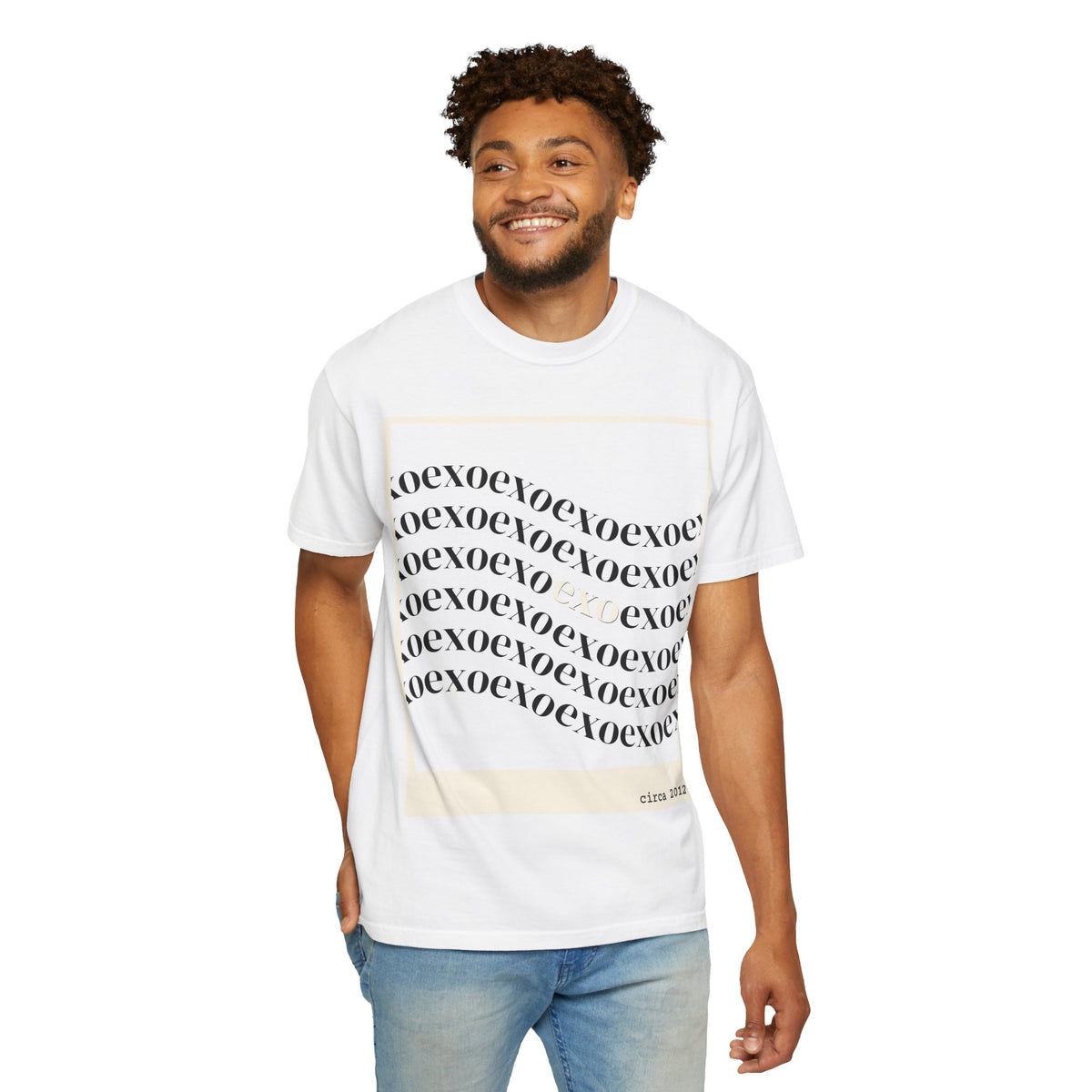 EXO Graphic Tee with Silhouette Back