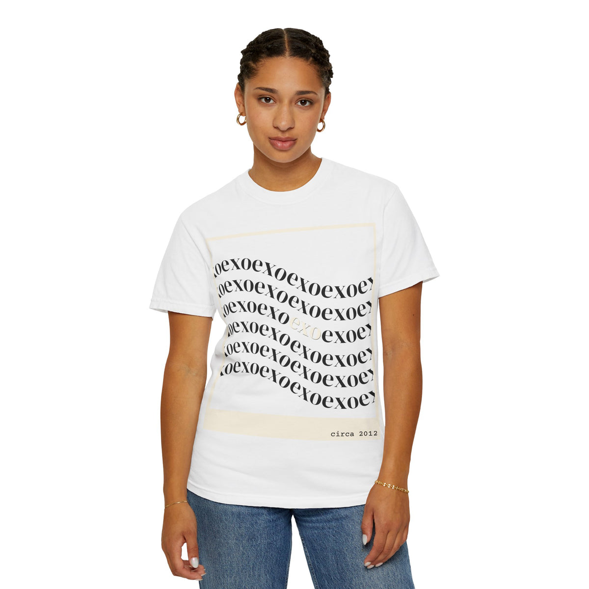 EXO Graphic Tee with Silhouette Back