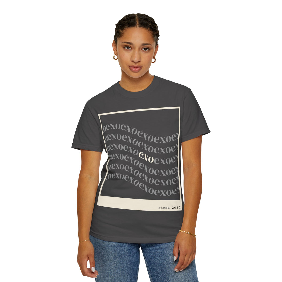 EXO Graphic Tee with Silhouette Back