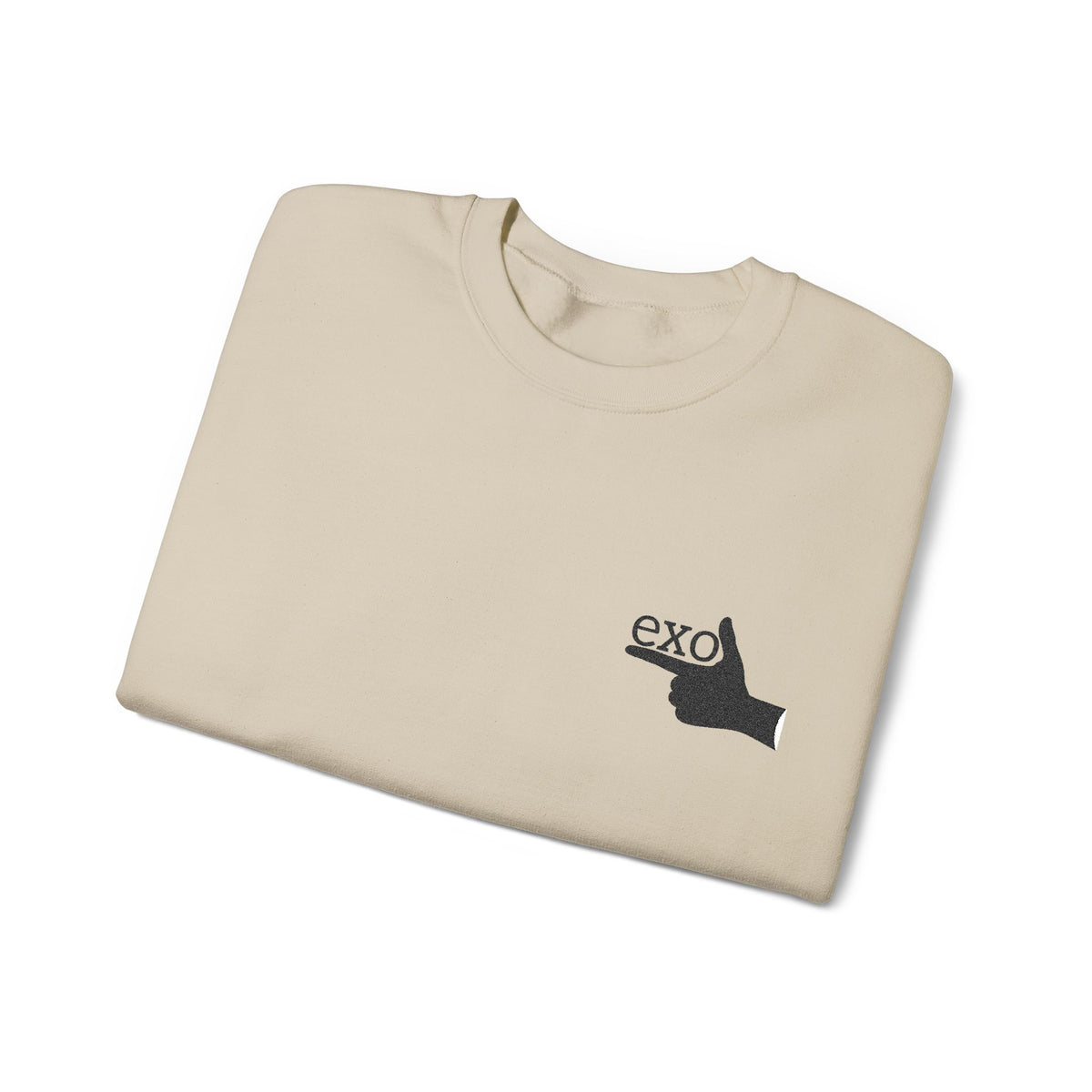 EXO-L Hand Sweatshirt Black Hand | Embroidered