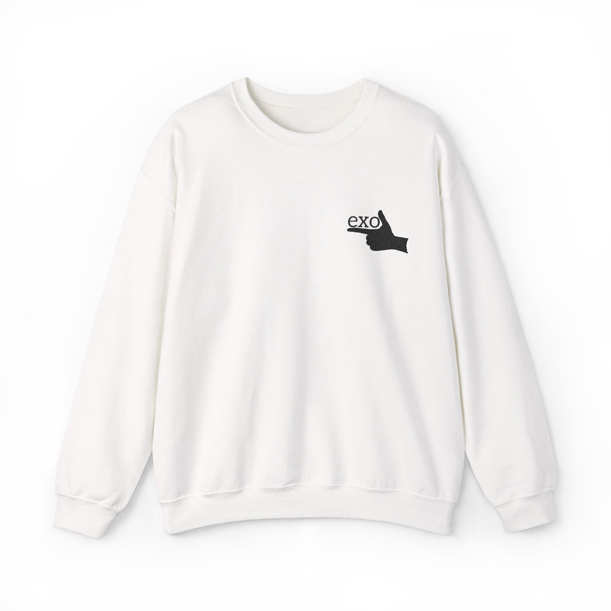 EXO-L Hand Sweatshirt Black Hand | Embroidered