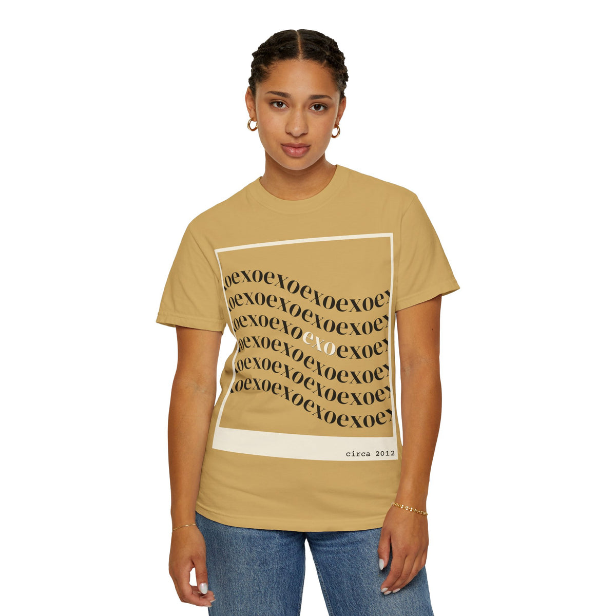 EXO Graphic Tee with Silhouette Back