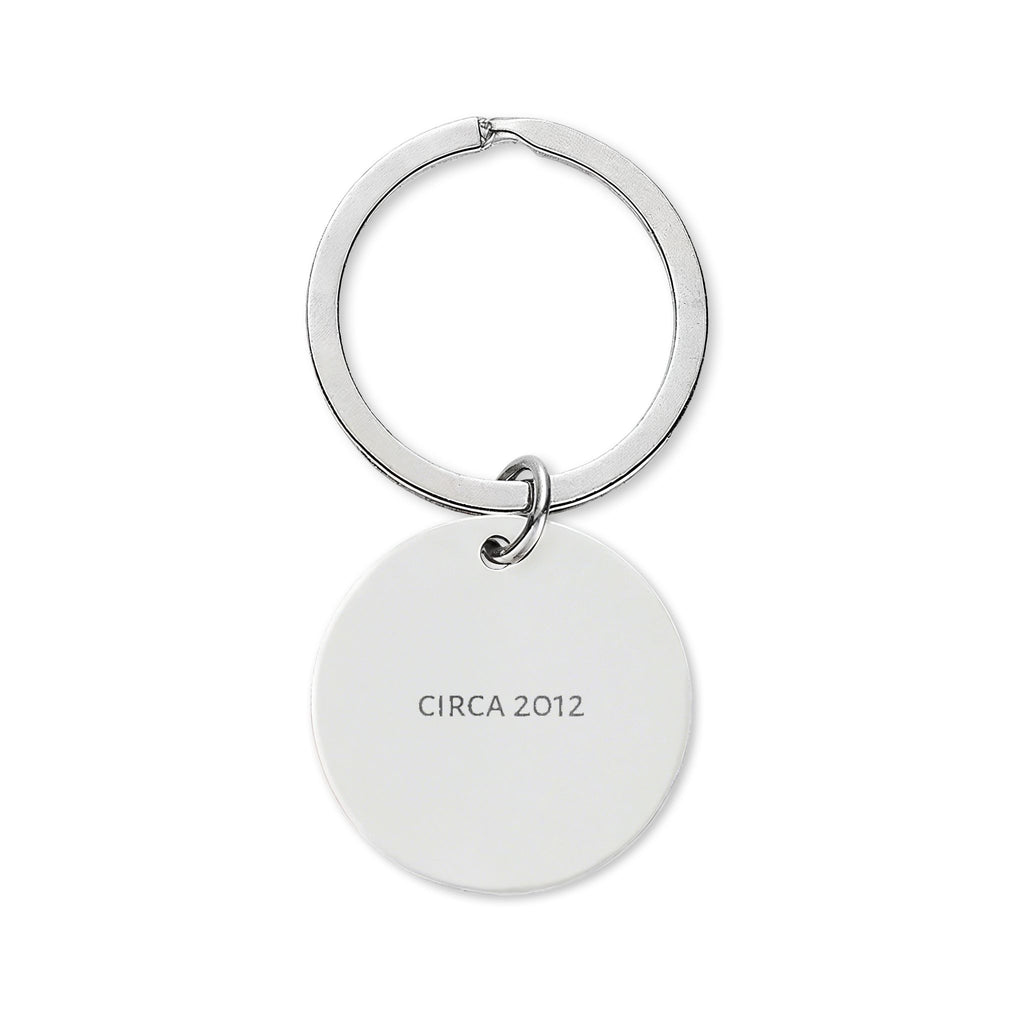 EXOL Stainless Steel Round Keychain