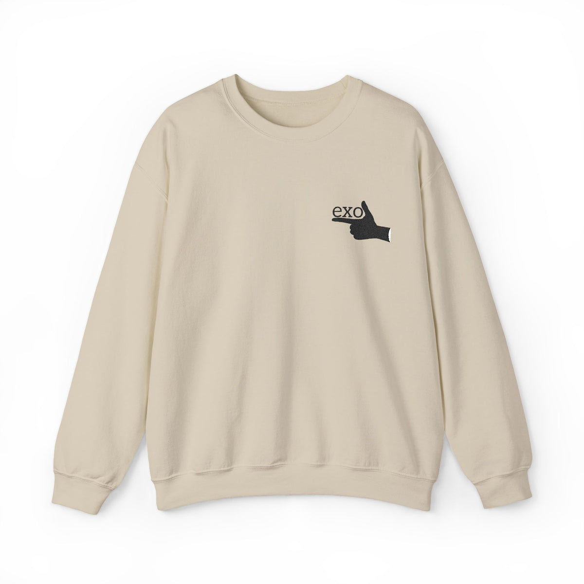 EXO-L Hand Sweatshirt Black Hand | Embroidered