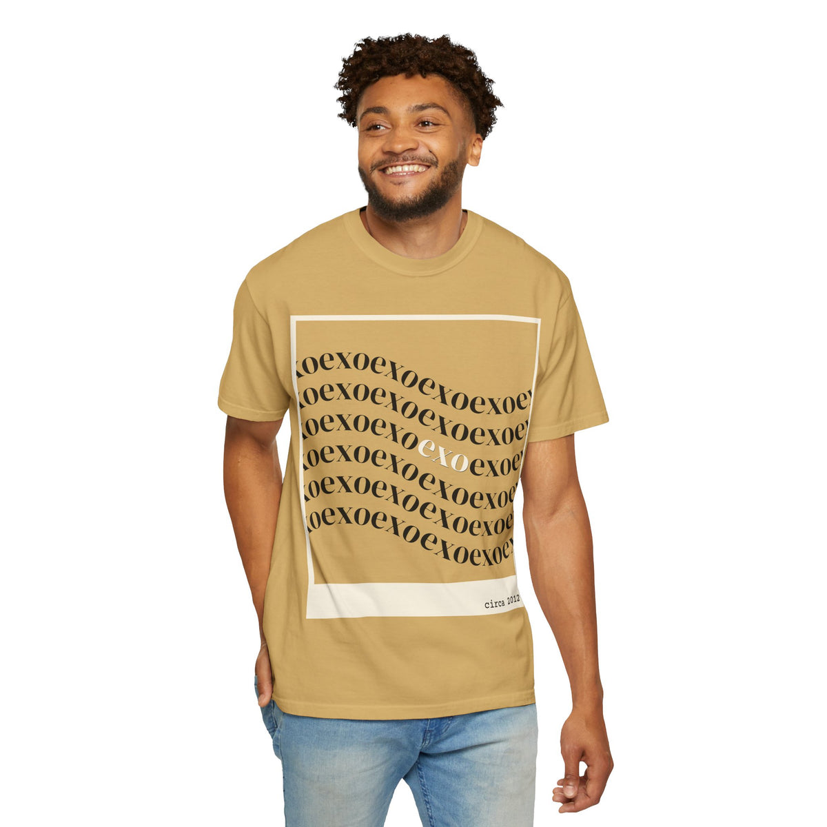 EXO Graphic Tee with Silhouette Back